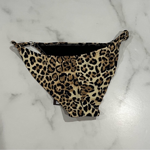 New Rio de Sol Brazilian Bottom Leopardo Invisible Bikini bottoms Medium - Picture 5 of 9